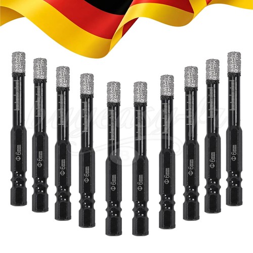 Stück 6mm fliesenbohrer - 10,
